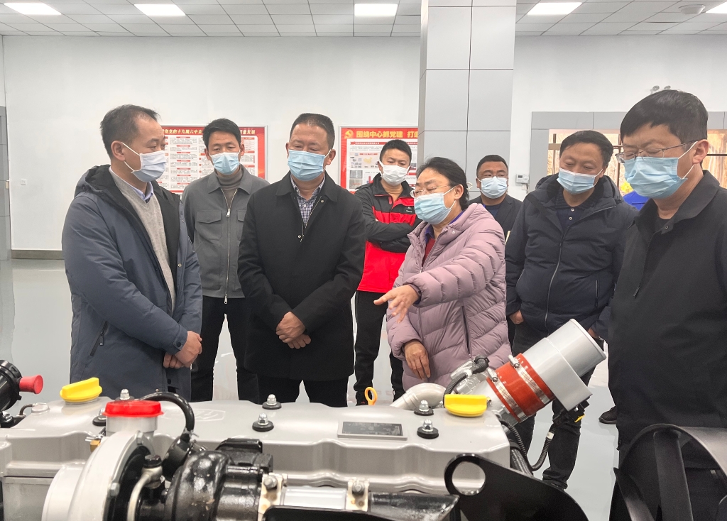 云南省生态情形厅调研组到Z6尊龙凯时动力开展调研